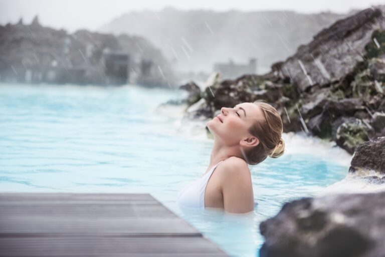 Volcanic Hot Springs Retreats in Iceland Soak in Earth’s Raw Beauty